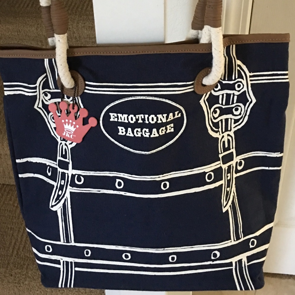 NWT Emotional Baggage Tote Bag